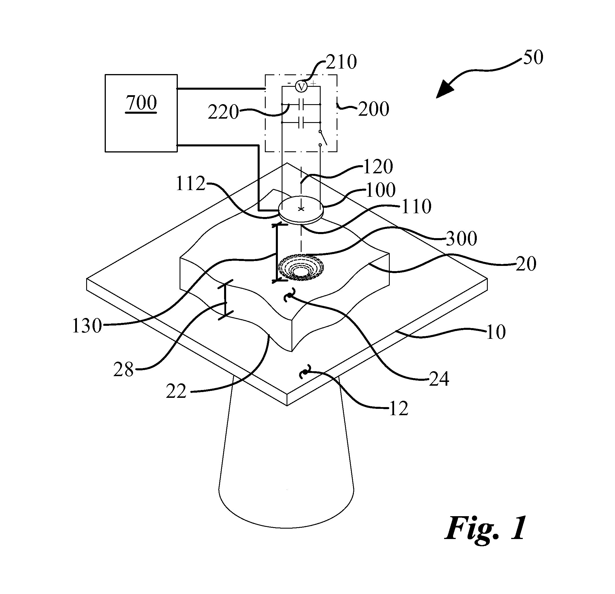 System and method for electromagnetic pulse surface treatment