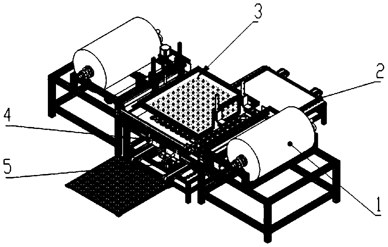 A device for automatically sorting and placing paper on petri dishes