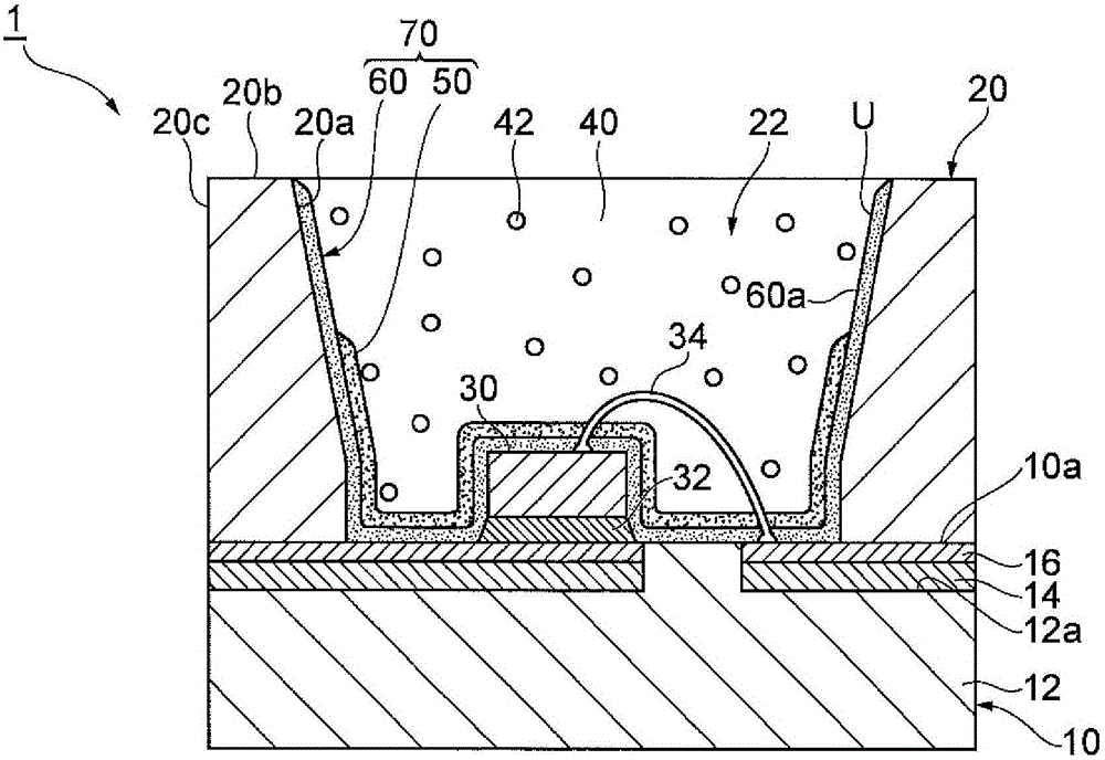 Optical semiconductor, method for producing same, surface treatment agent for silver, and light-emitting device