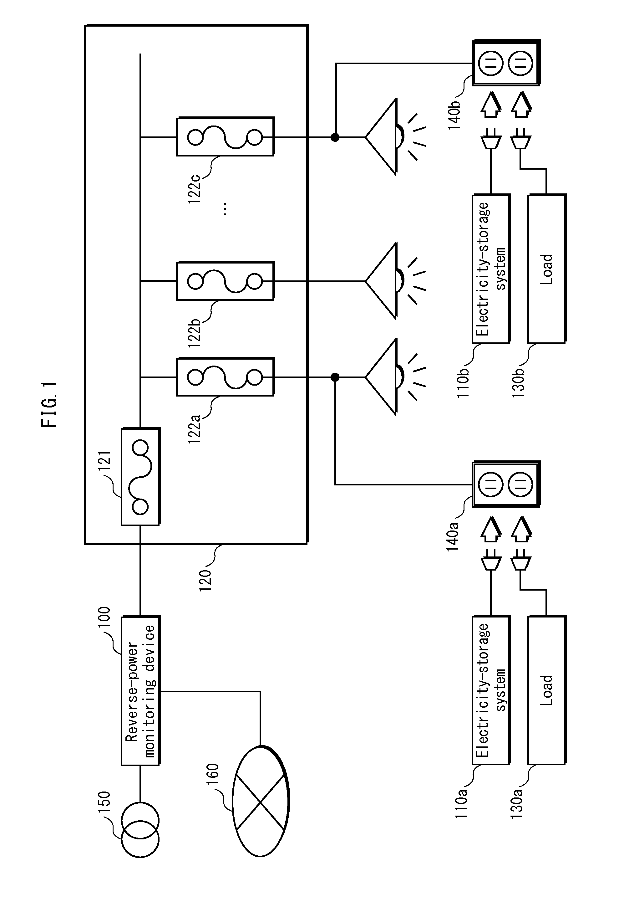 Electricity-storage system, monitoring device, and power control system