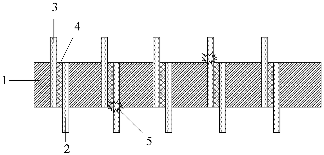 A test structure for array substrate and its manufacturing method