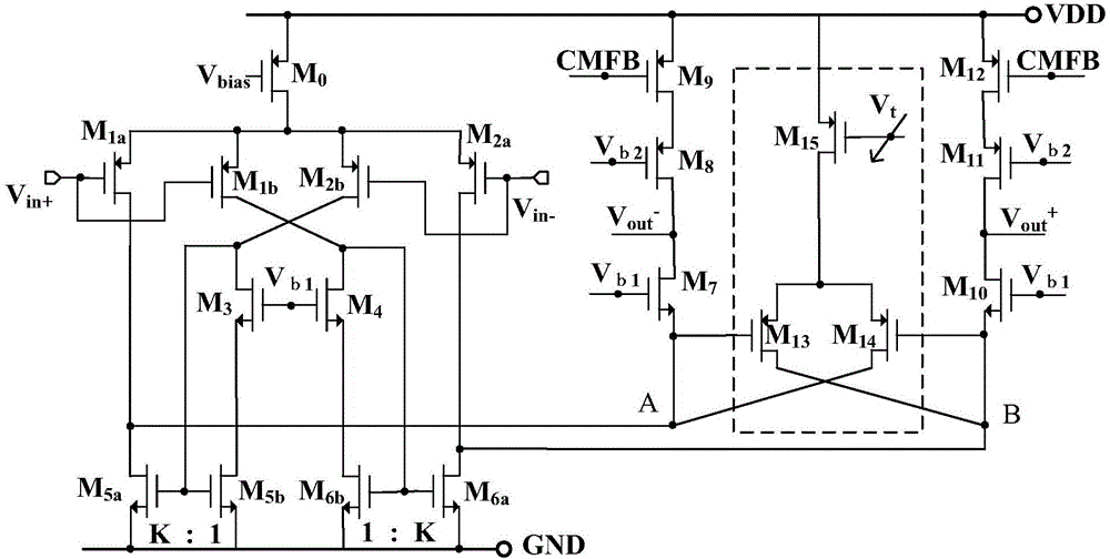 Gain increased operational transconductance amplifier