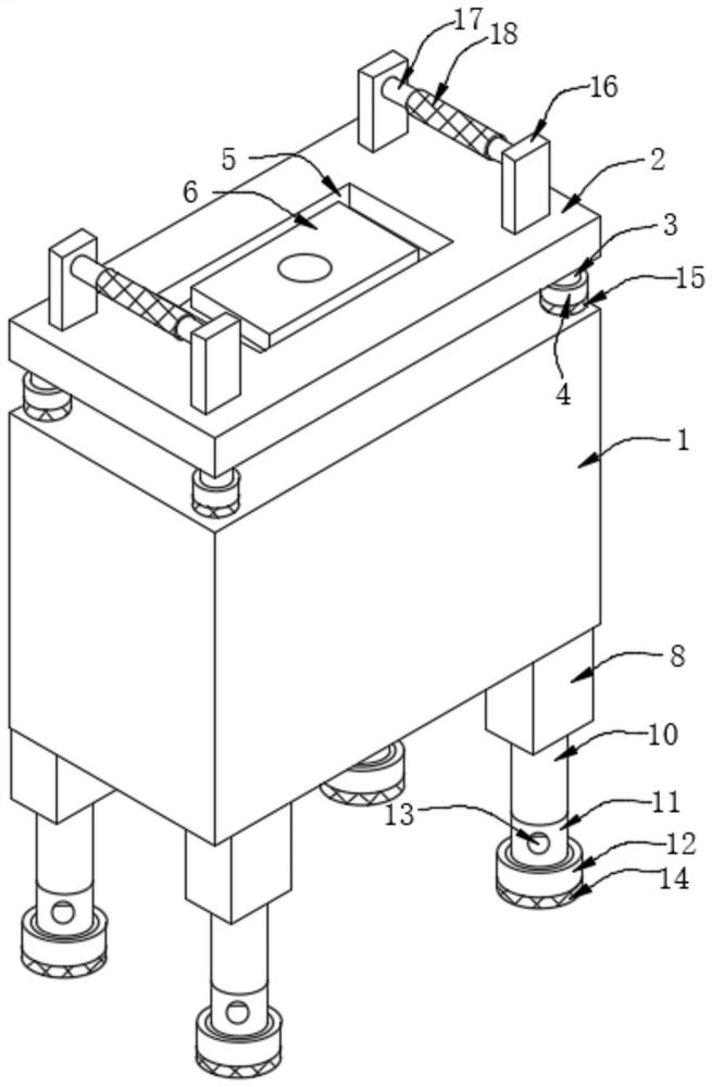 Auxiliary leveling structure for mounting assembled cabinet