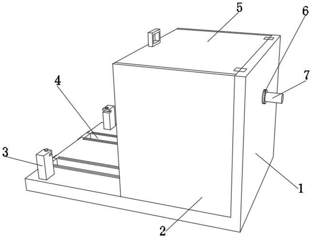 Detachable motor mounting structure with protection function and mounting method thereof