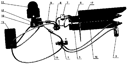 Hydraulic-driving ear picking device