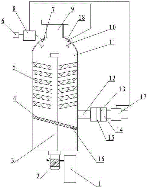 Water spray purifying system applied to industrial flue gas dedusting