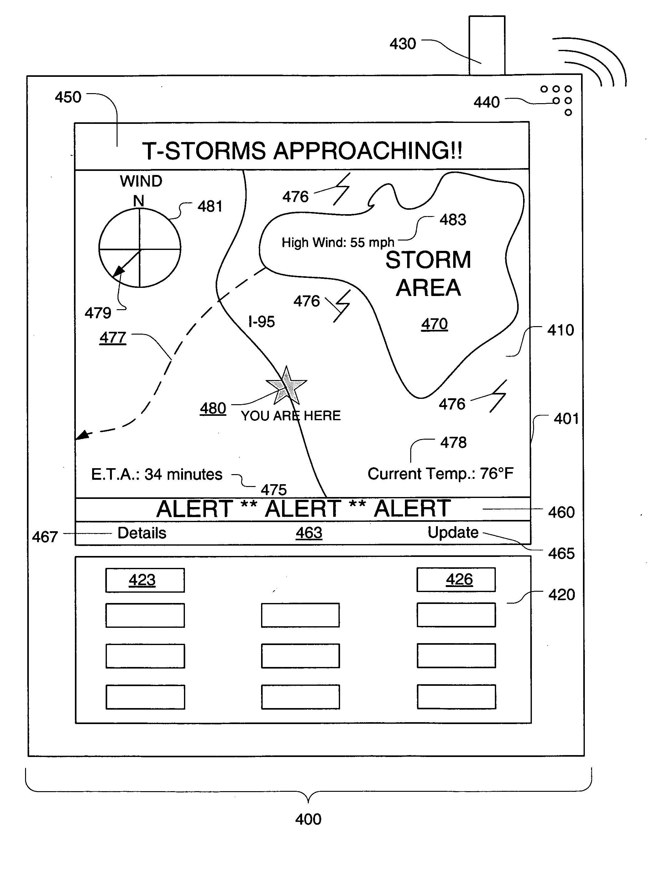 Method and system for generating and sending user-centric weather alerts