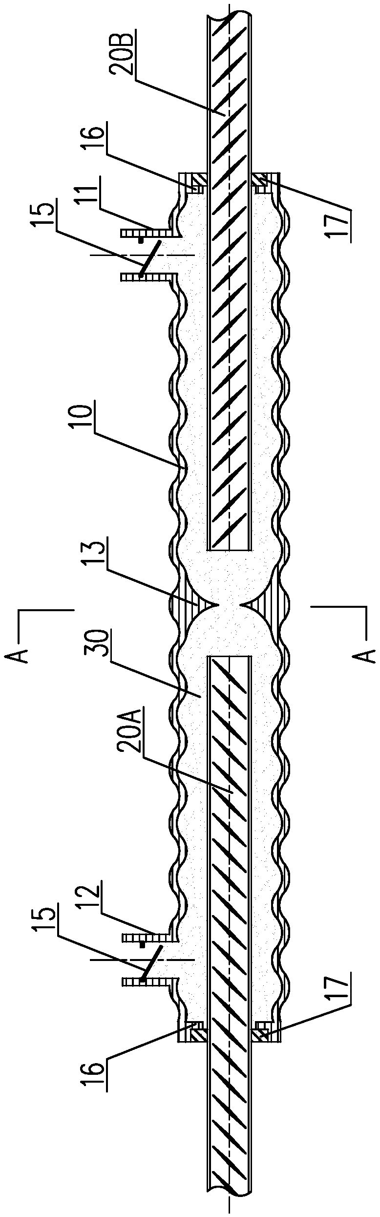 A gfrp full grout sleeve