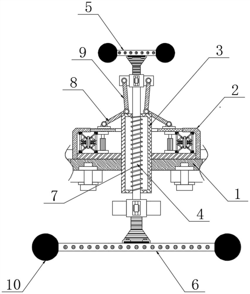 Wind speed monitoring device for air inlet shaft in mine ventilation system