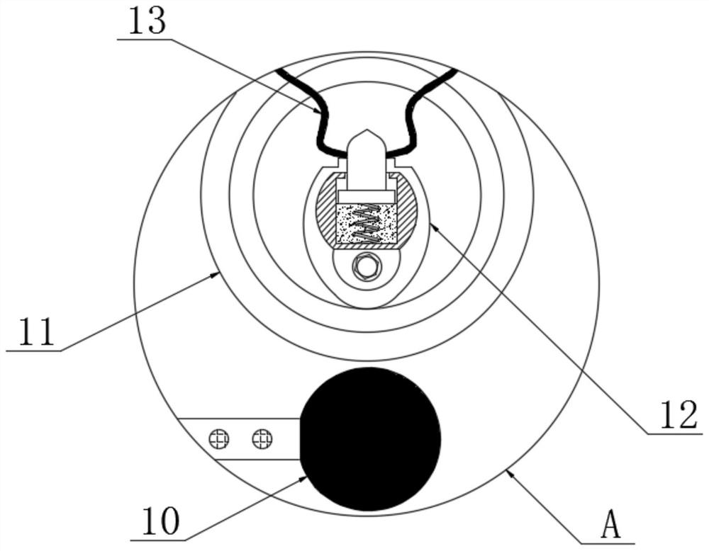 Wind speed monitoring device for air inlet shaft in mine ventilation system