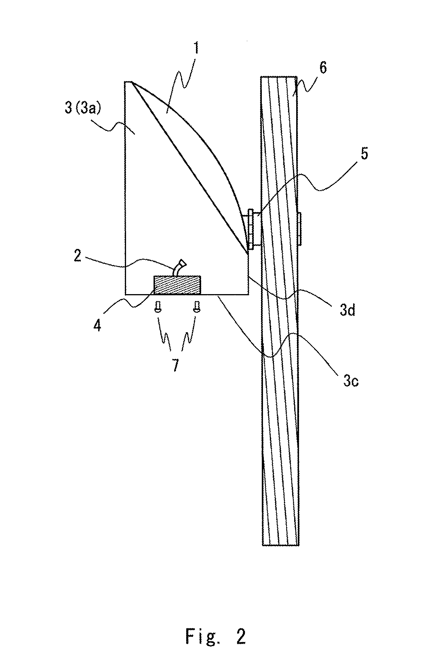 Antenna device and method for attaching the same