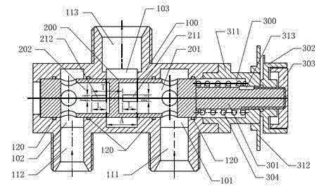 Gas ratio proportioning valve, multi-gas ratio proportioning combination valve and gas proportioning system