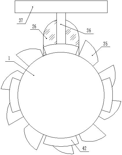 An underwater protection device with a propulsion device for an underwater robot