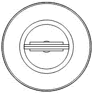 A cylindrical vortex-induced vibration power generation device with built-in piezoelectric beams