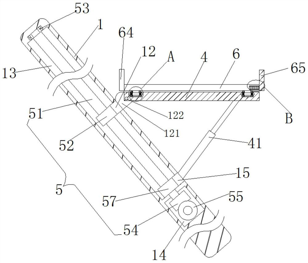 Field hospital wounded transfer ladder