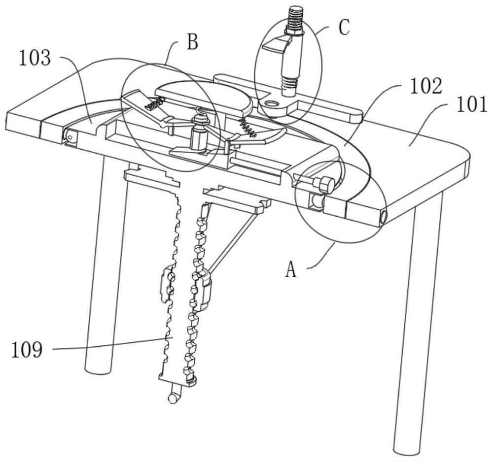 Adjustable clamp for machining and adjusting method