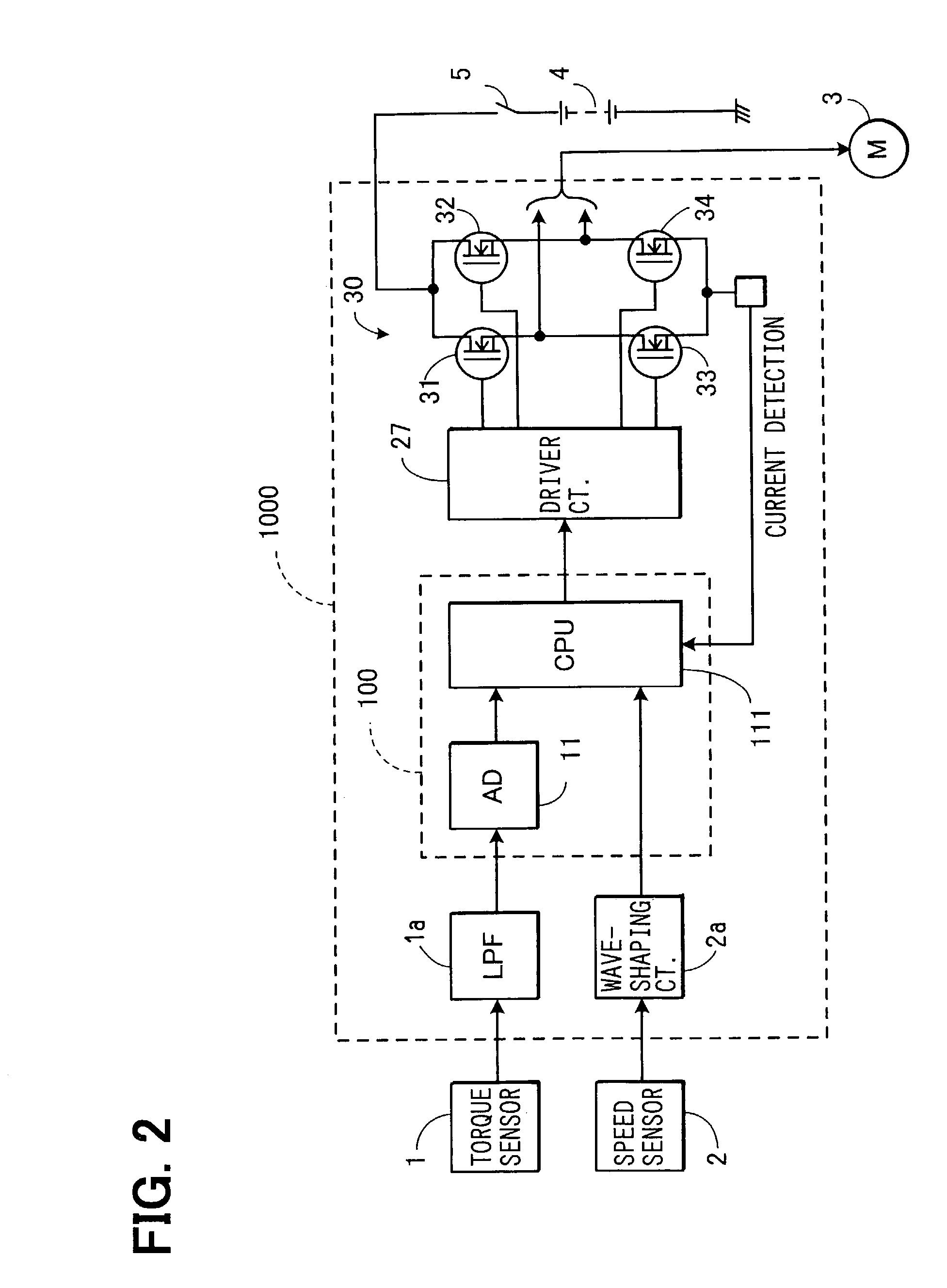 Switching device for controlling large amount of current