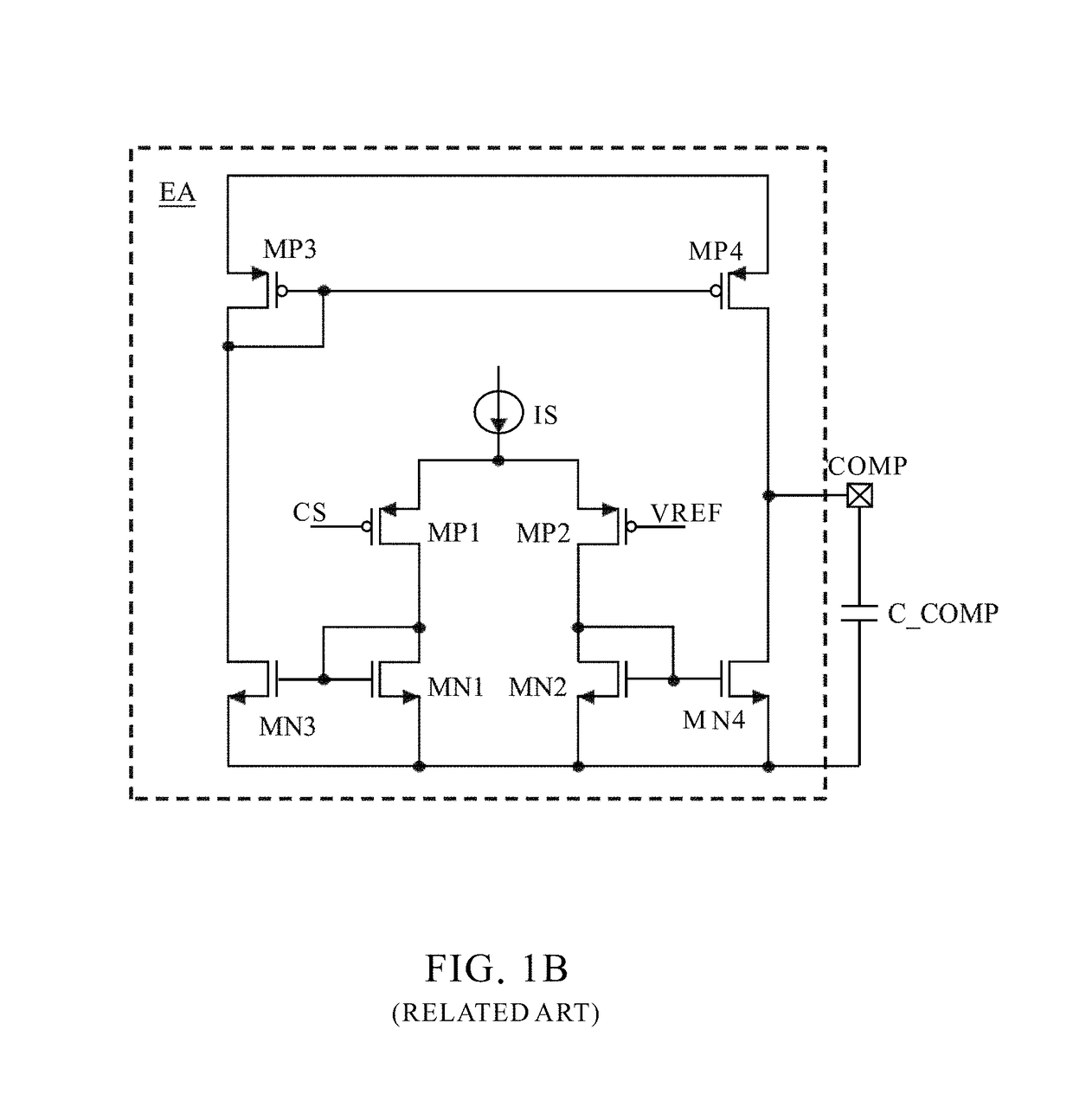 Compensation circuit for input voltage offset of error amplifier and error amplifier circuit