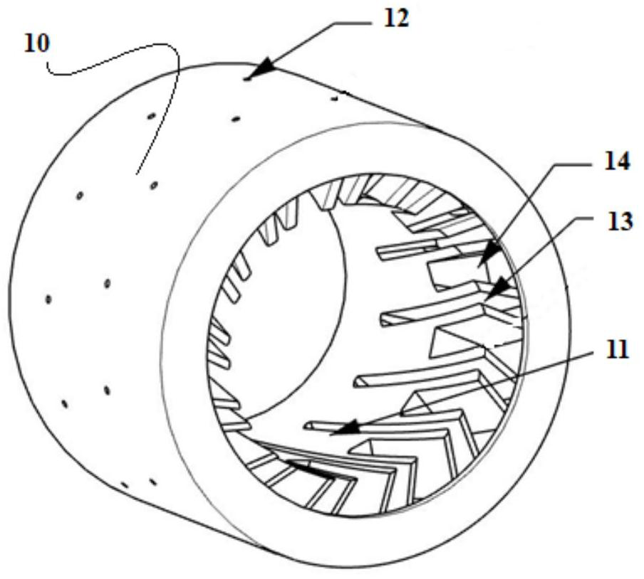 Lubricating device and method for an axial oil collector ring and an aeroengine main bearing ring