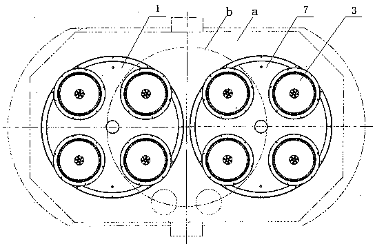 A multi-station lower plate device for eccentric polishing machine