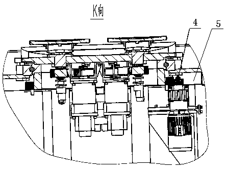 A multi-station lower plate device for eccentric polishing machine