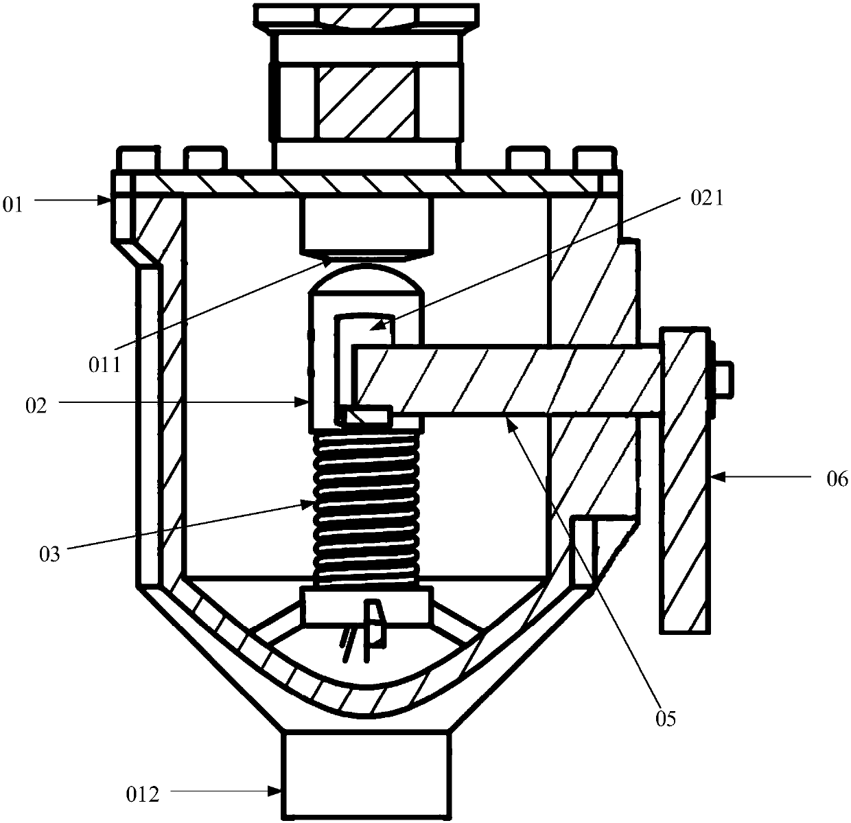 Sand valve and sand blasting and rust removal system