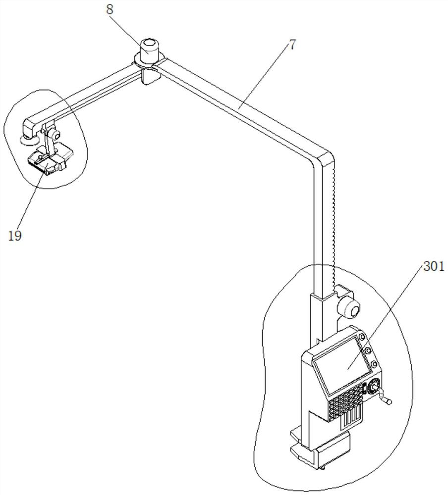 Percutaneous renal puncture biopsy positioning auxiliary device