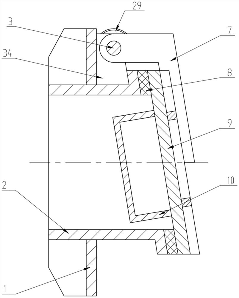 Buoyancy box type flap valve and automatic opening and closing method thereof