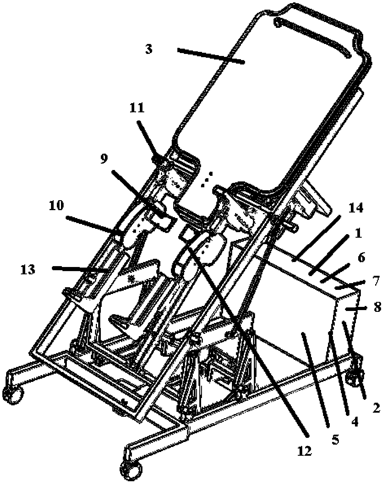 Multifunctional composite rehabilitation system for patient suffering from central nerve injury