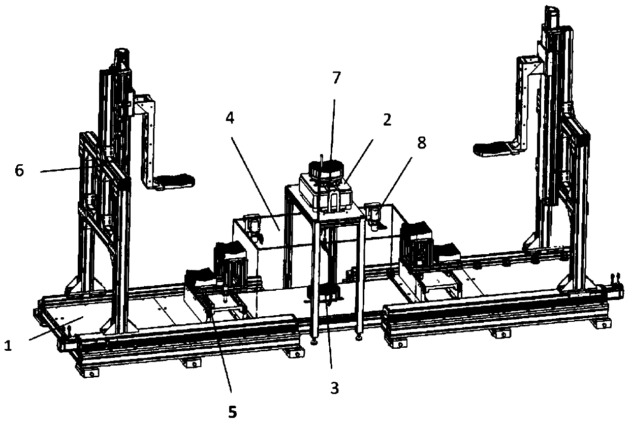 Weight volume measuring device