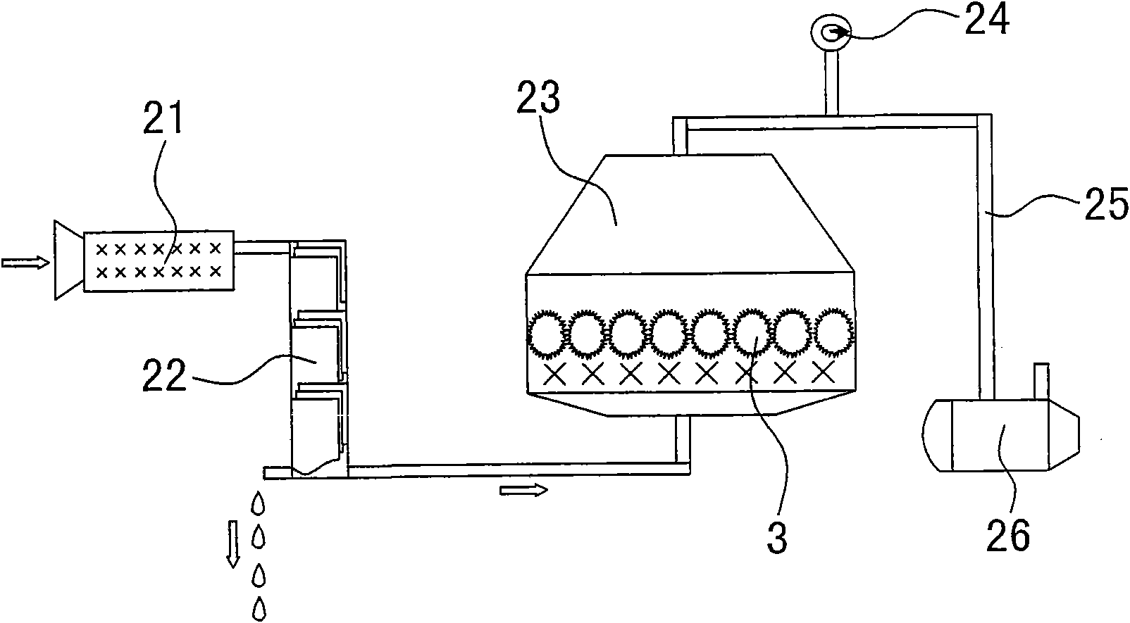 Method and device for processing dried waxberries
