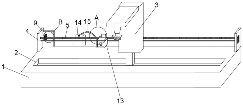 Guide rail for industrial robot