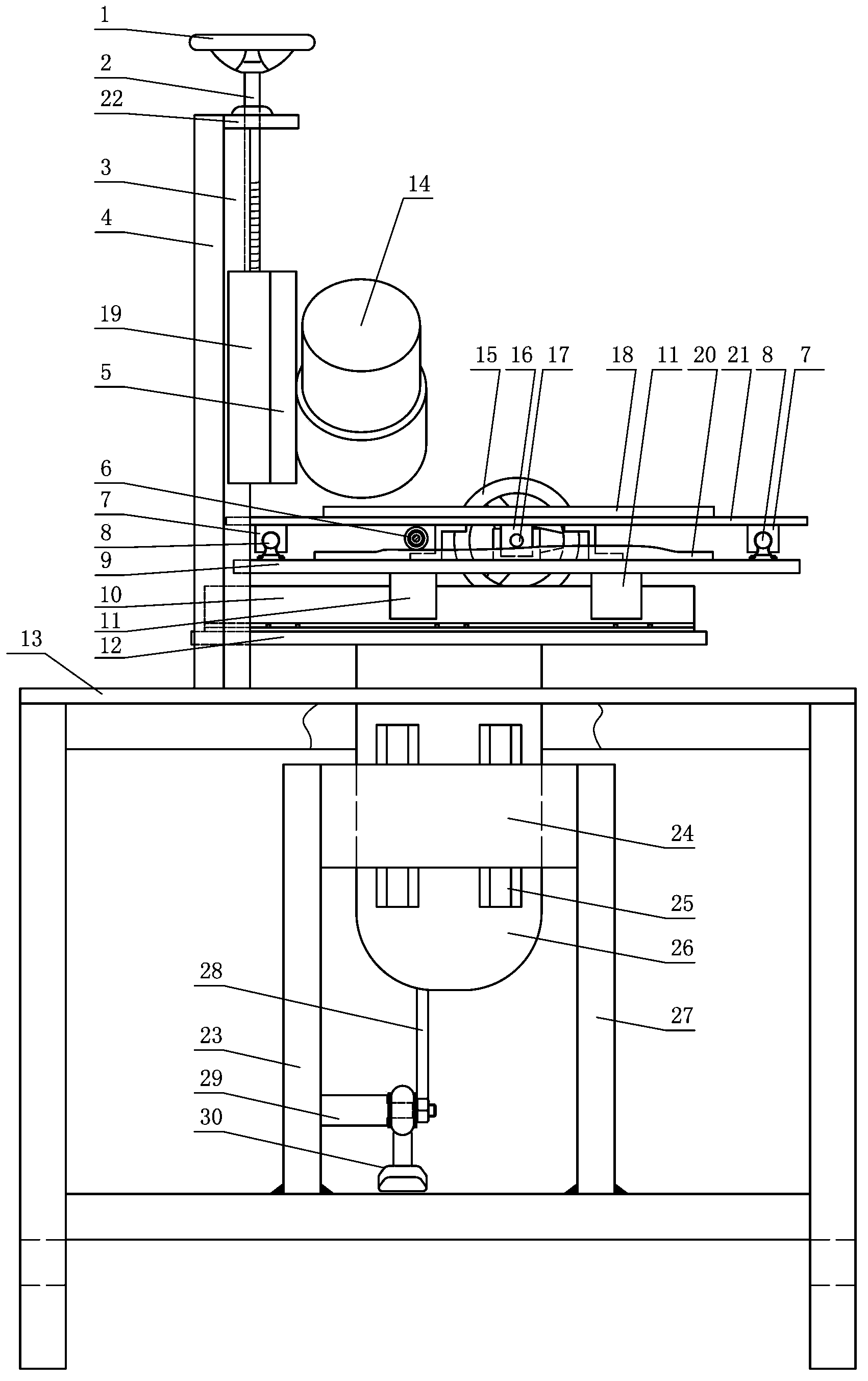 A device for molding and processing chopsticks