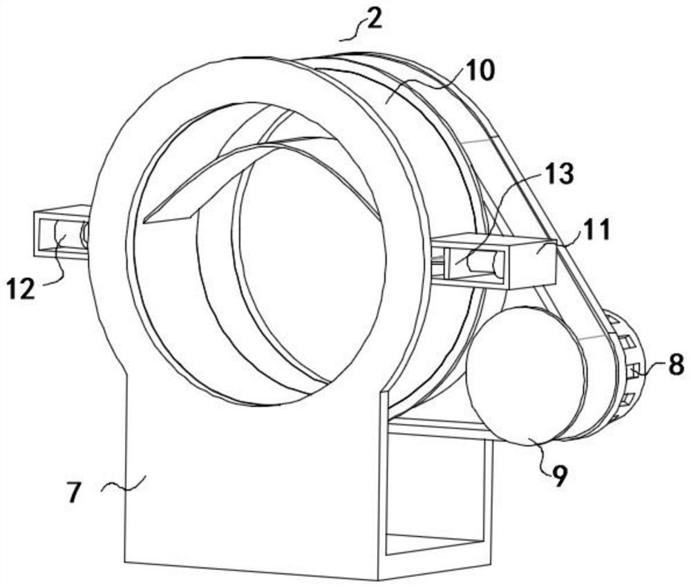 An outer wall uniform coating device for oil pipe anticorrosion protection