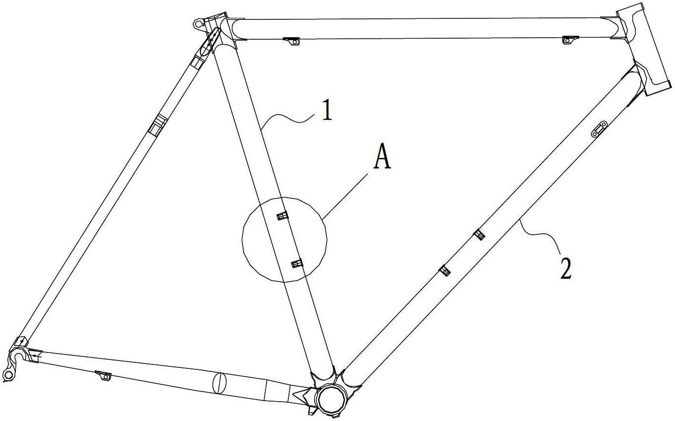 Bicycle frame embodied with installation sleeve