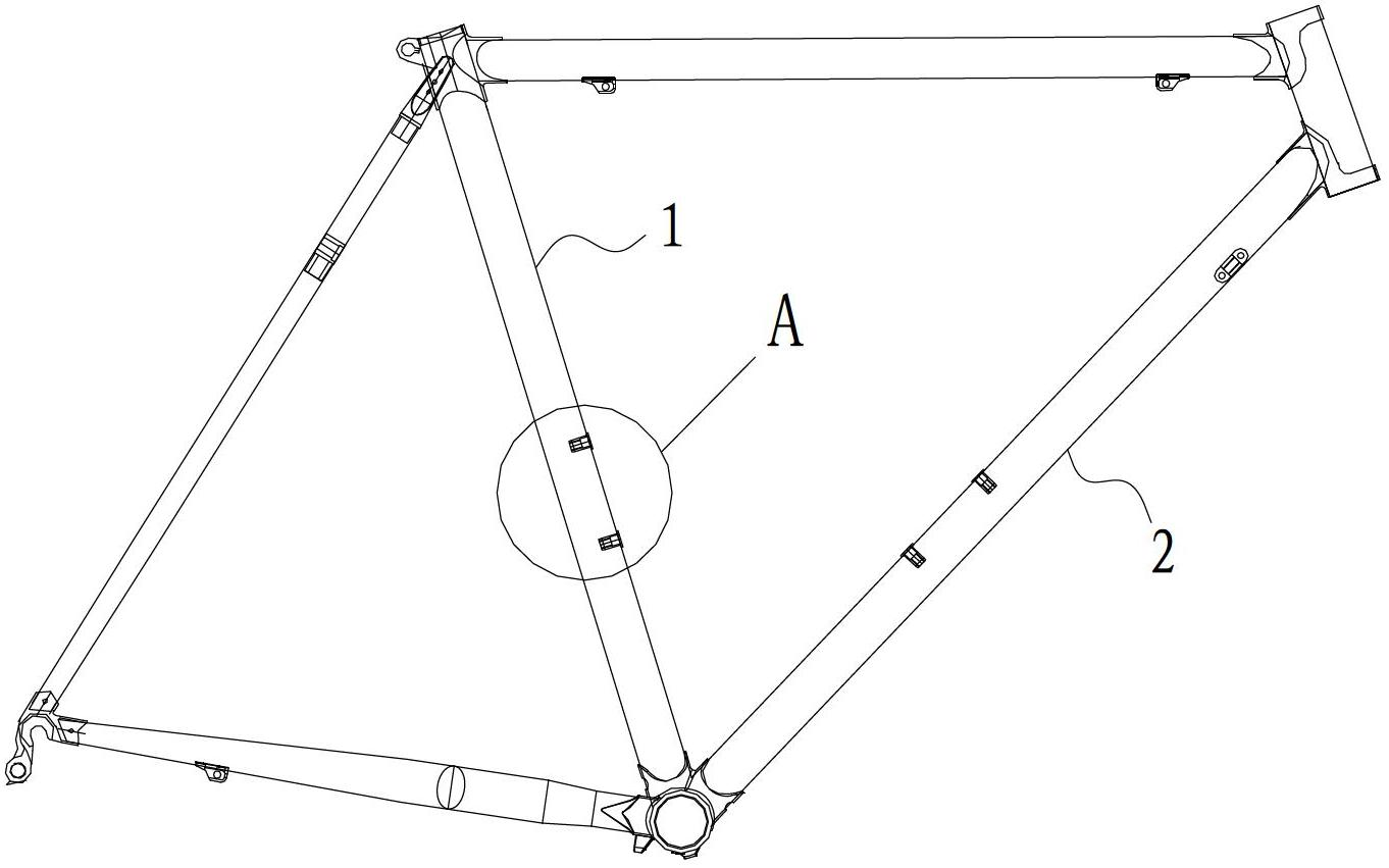 Bicycle frame embodied with installation sleeve