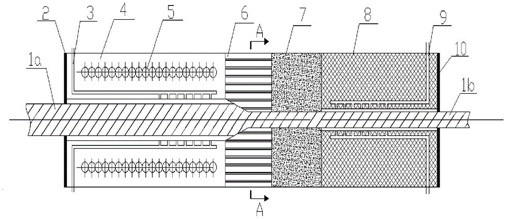 Heating-wiredrawing-finish broaching shaping-cooling wire manufacturing method
