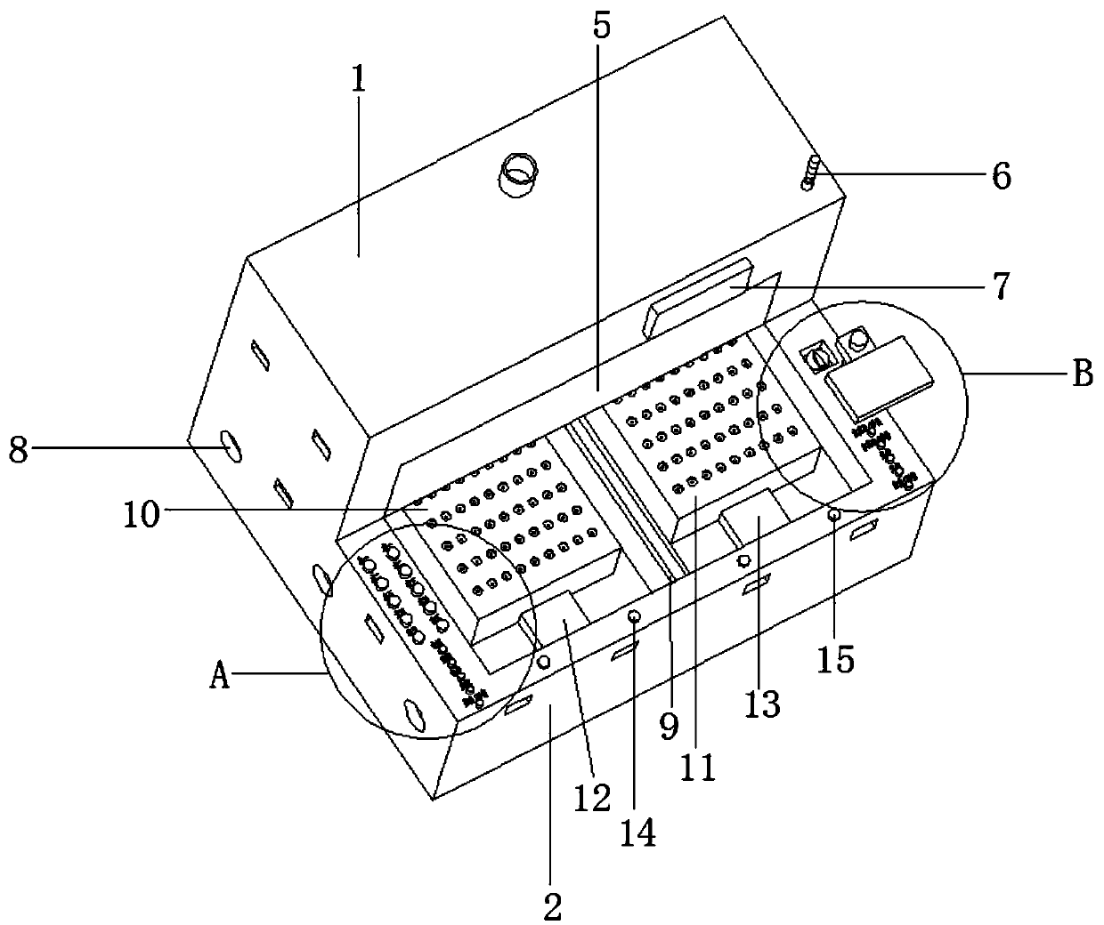 Automatic laser marking device