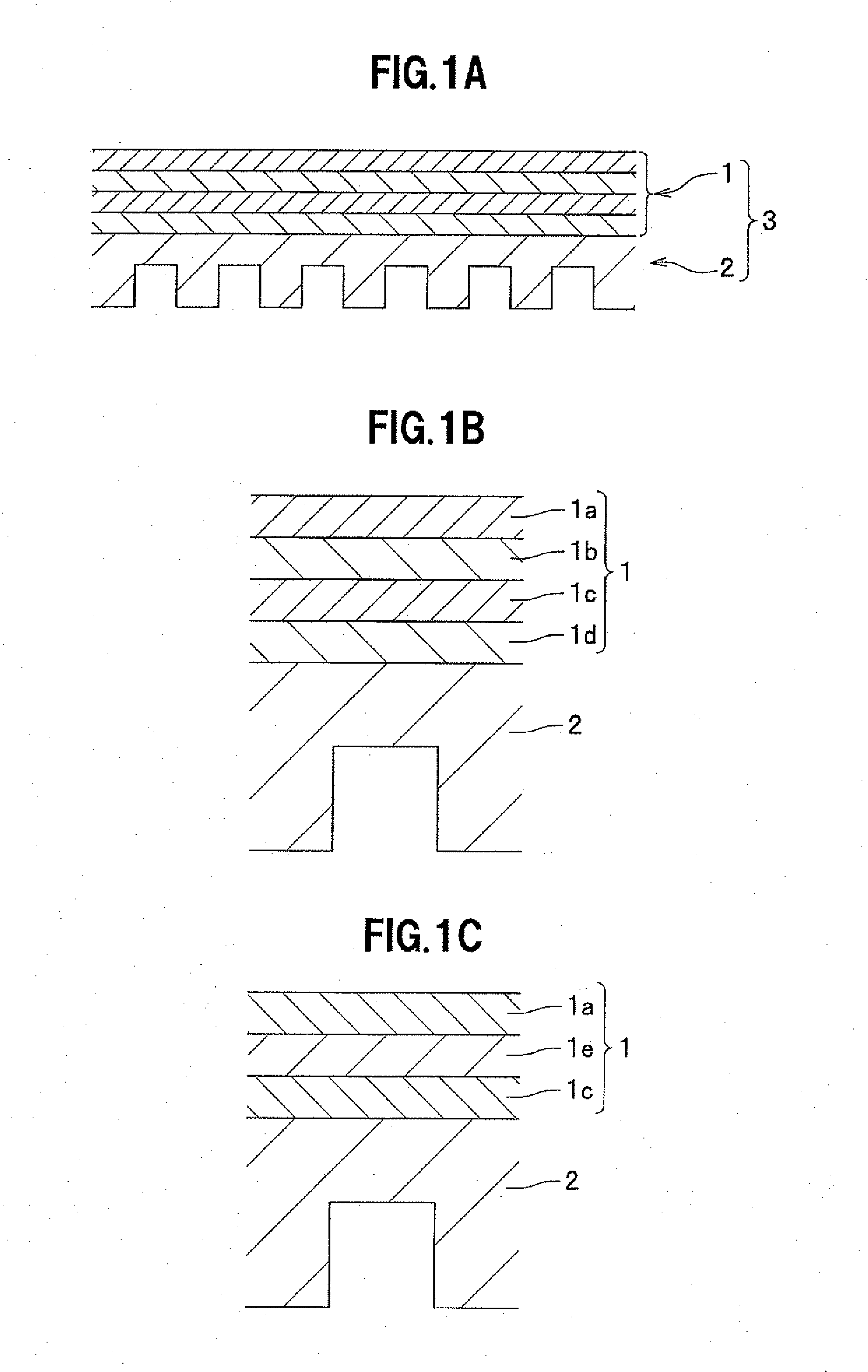 Stamper for transferring fine pattern and method for manufacturing thereof