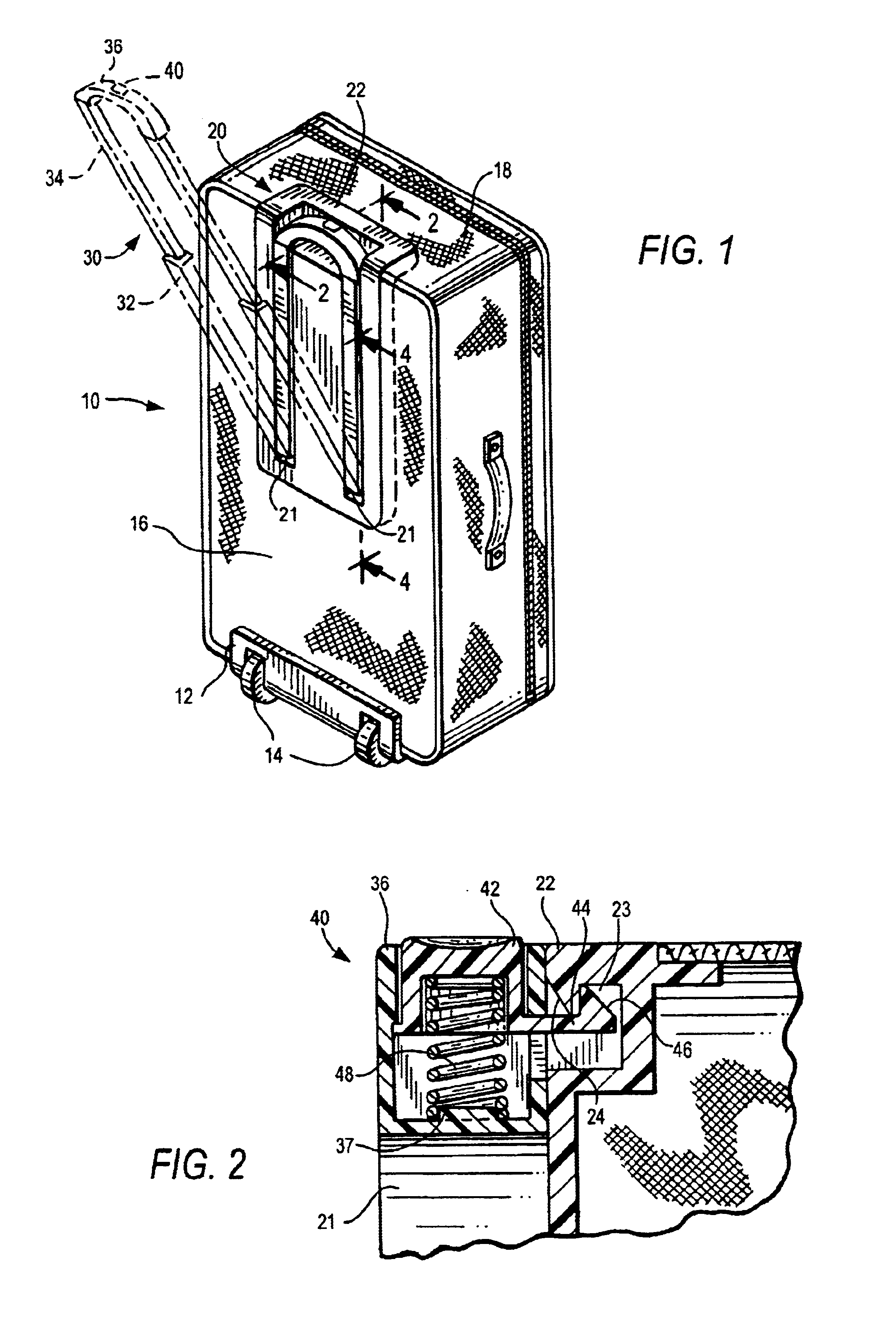 Handle assembly for wheeled luggage