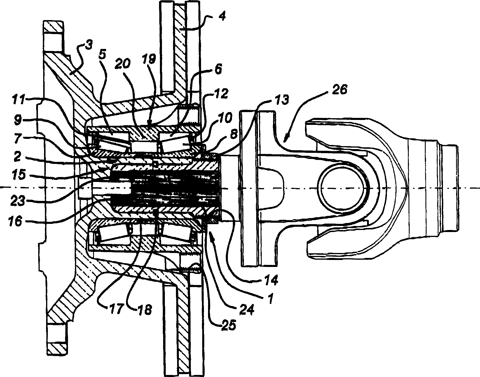 Bearing assembly with brazing or soft soldering connecting part