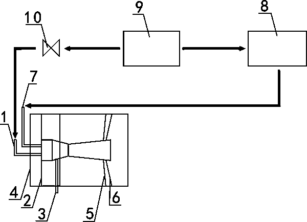 Exhaust gas ejection muffler