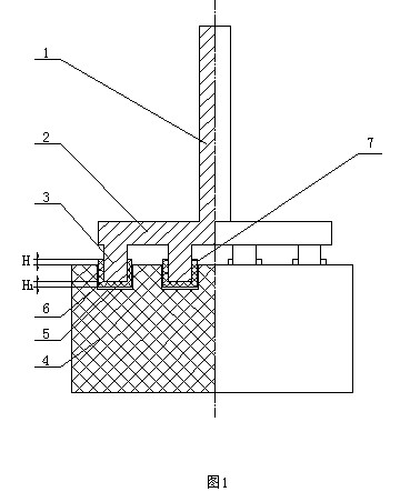 Aluminum electrolysis anode device and preparation method thereof