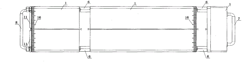 A medical rolling translation stretcher