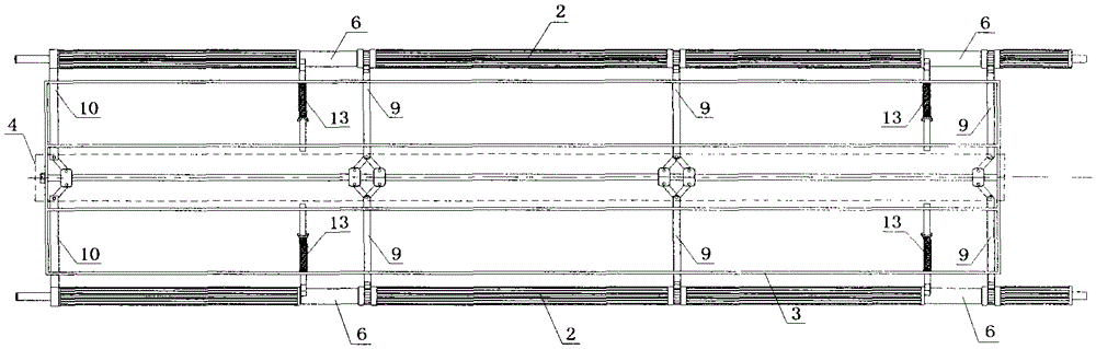 A medical rolling translation stretcher