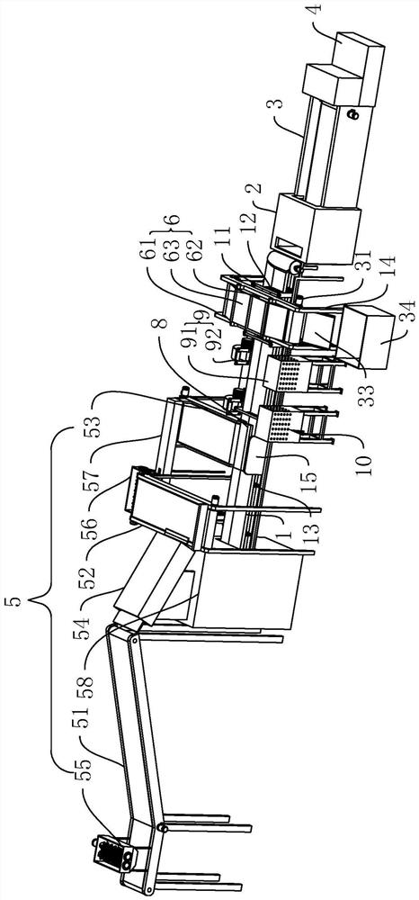 A waste glass processing system