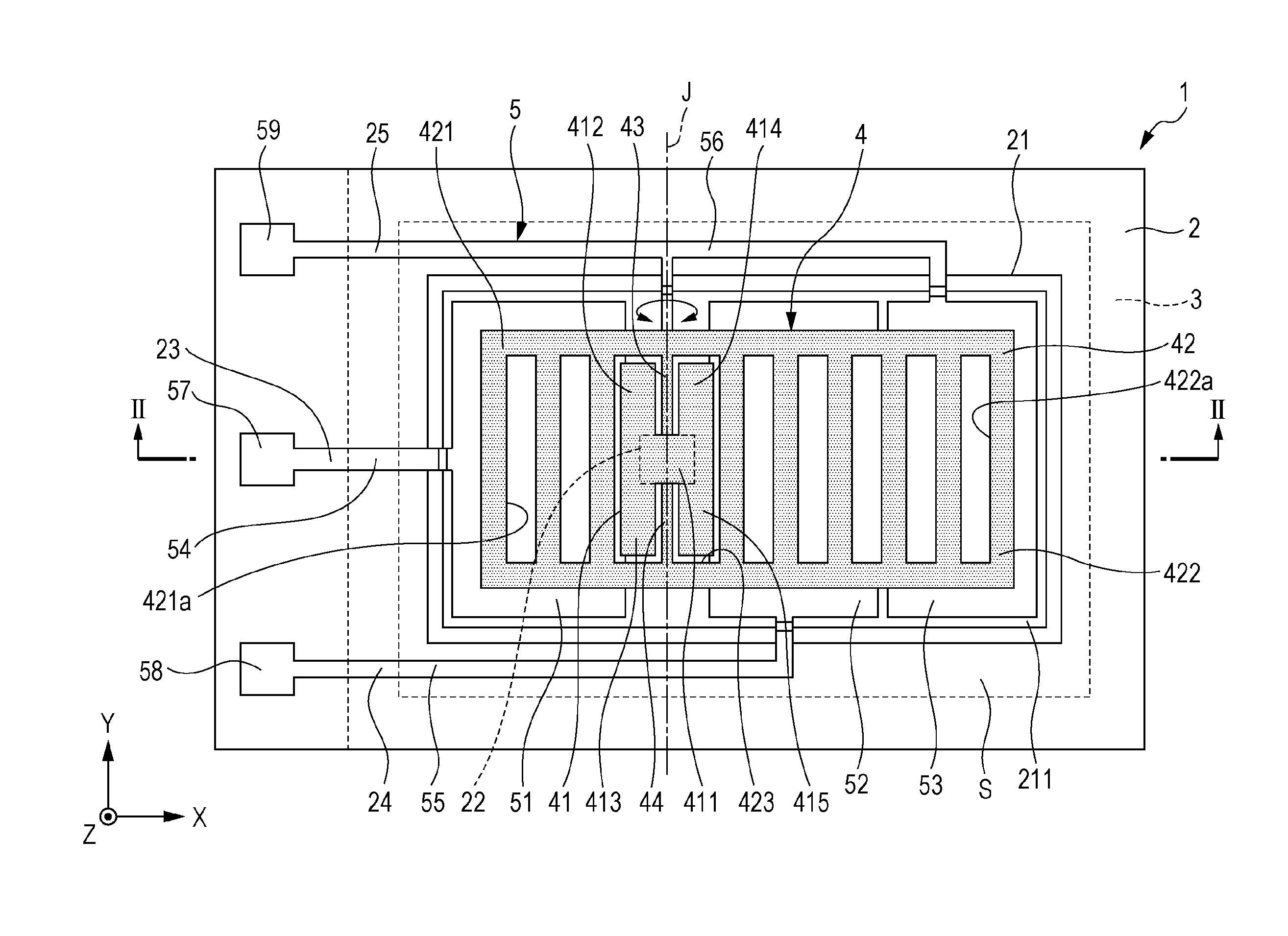Physical quantity sensor, physical quantity sensor device, electronic equipment, and moving body
