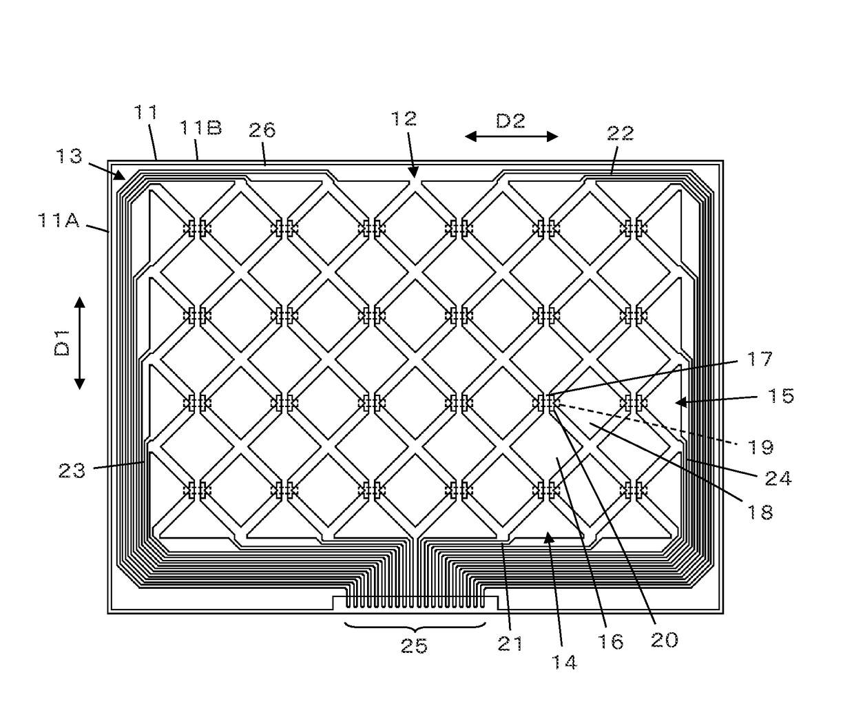 Touch panel and production method thereof