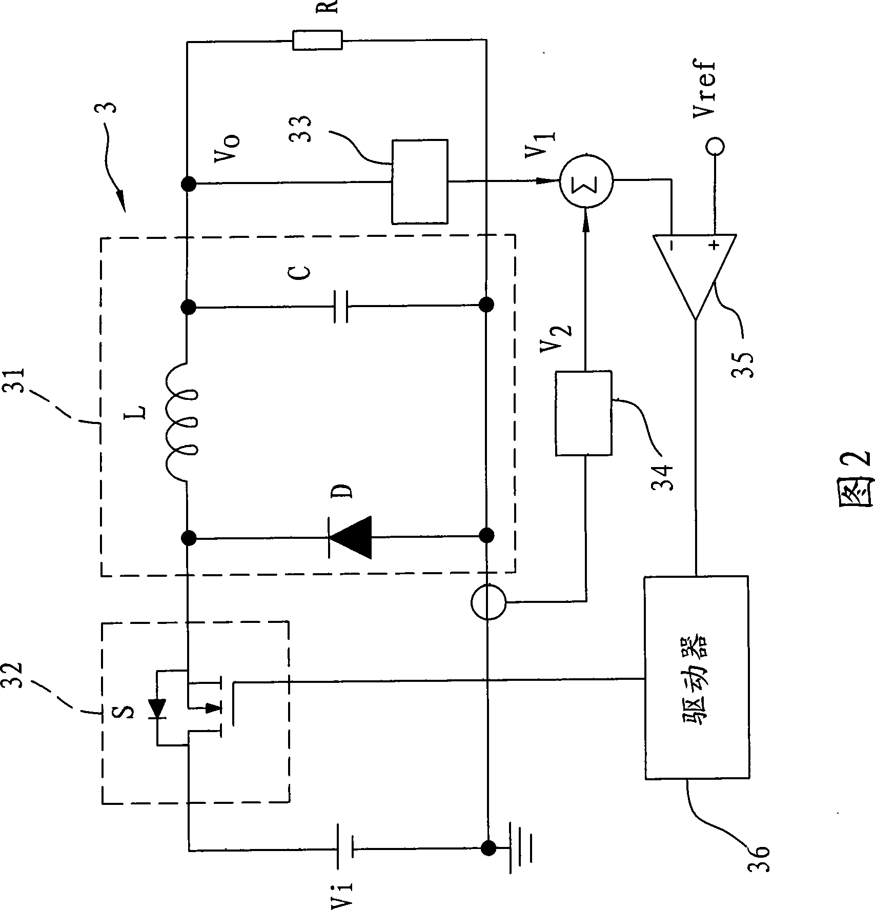 Power control circuit and electronic ballast with the same