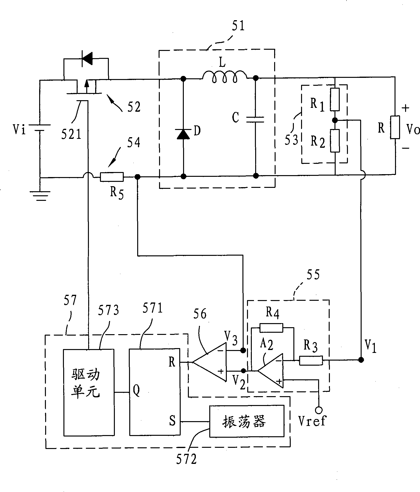 Power control circuit and electronic ballast with the same